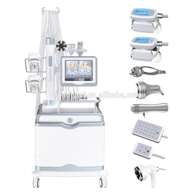 multifunction cryotherapy rf cavitation lipolaser vacuum shockwave therapy equipment