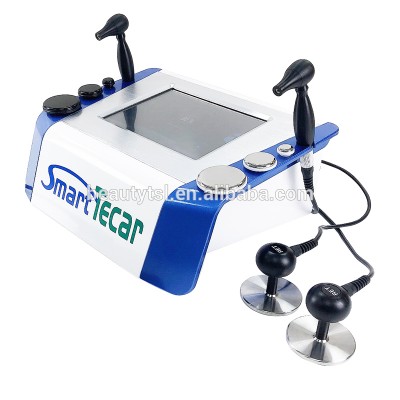 Factory price phisiotherapy cet ret diathermy tecar/body rehabilitation therapy/terapia tecar pain relief physio