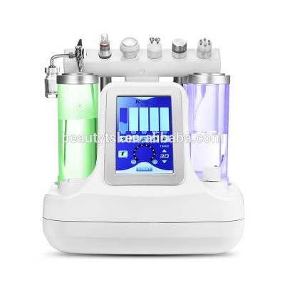 Hot sale 6in1 multipolar rf bio cryotherapy ultrasound facial spray machine oxygen injection gun/gun oxygen sprayer machine